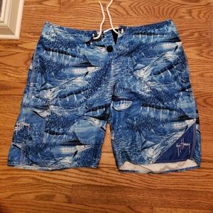Guy Harvey Fish Camo Swim shorts bathing suit